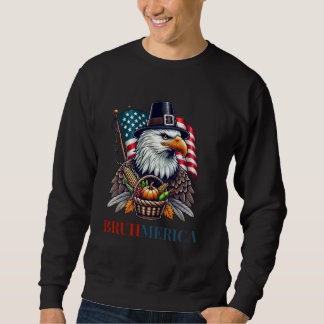 Sudadera Águila Bruhmerica con la bandera estadounidense Fu