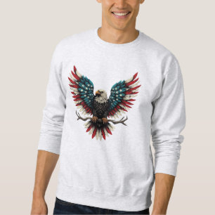 Sudadera Águila calva norteamericana/estadounidense patriót