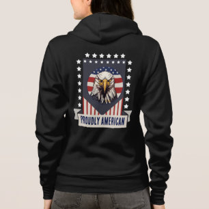 Sudadera Águila calva norteamericana orgullosamente