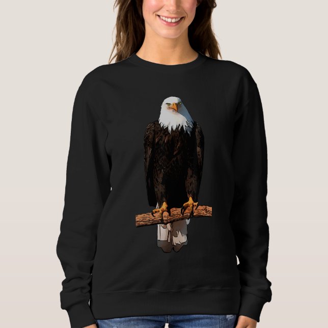 Sudadera Águila de impresión de águilas animales Motif Niño (Anverso)