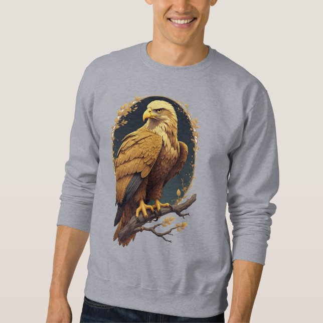 Sudadera Águila Dorada Majestuosa (Anverso)