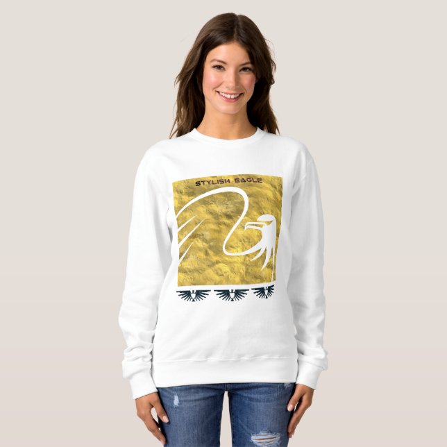 Sudadera Águila elegante (Anverso completo)