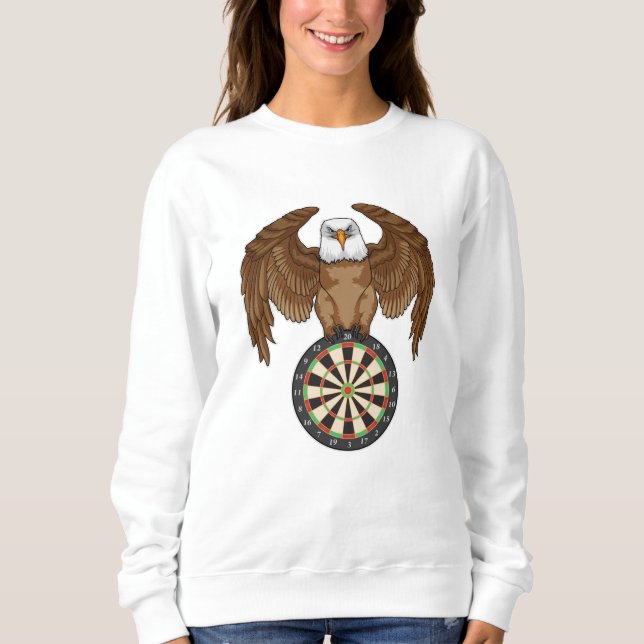 Sudadera Águila en Darts con tablón (Anverso)