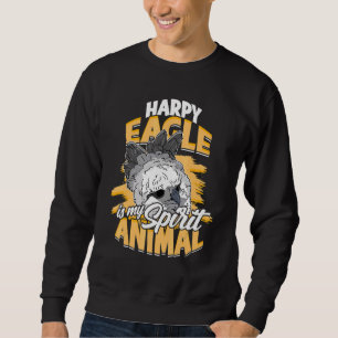 Sudadera Águila Harpía Es Mi Animal Espíritu Ave Rapaz Harp