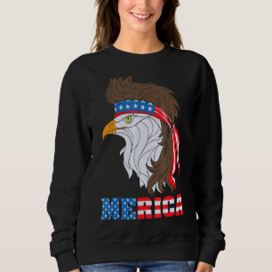 Sudadera Águila Patriótica 4 De Julio Bandera Estadounidens