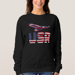 Sudadera Águila Patriótica Usa Independencia 4 De Julio Uva