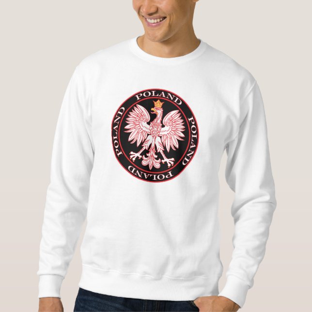 Sudadera Águila roja redonda polaca (Anverso)