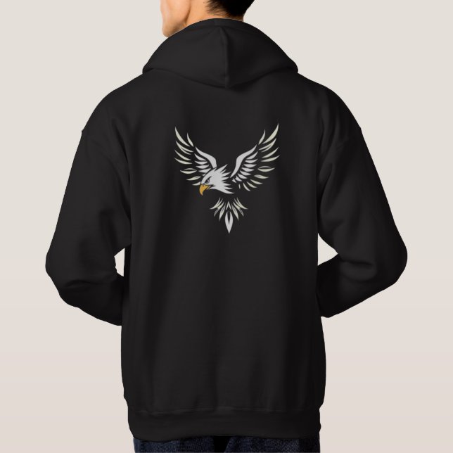 Sudadera Águila Tribal (Reverso)