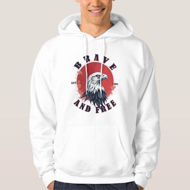 Sudadera Águila Valiente y Libre (Anverso)