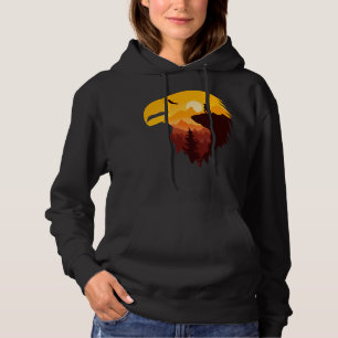 Sudadera Águilas y bello paisaje