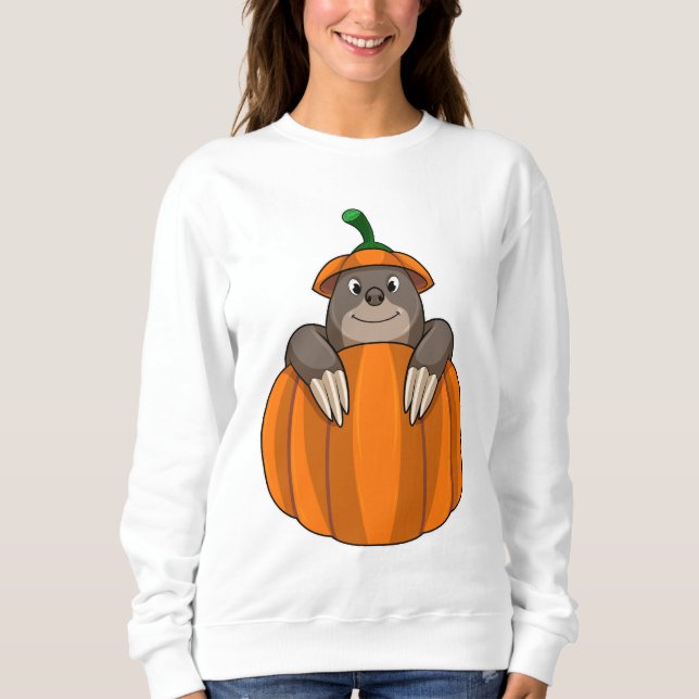Sudadera Agujero con calabaza (Anverso)