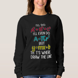 Sudadera Ahí Es Donde Dibujé La Fórmula De Las Matemáticas