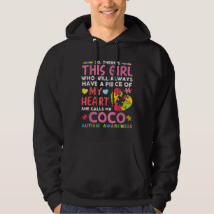 Sudadera Ahí Está El Chica Que Ella Me Llama Coco Autism Aw