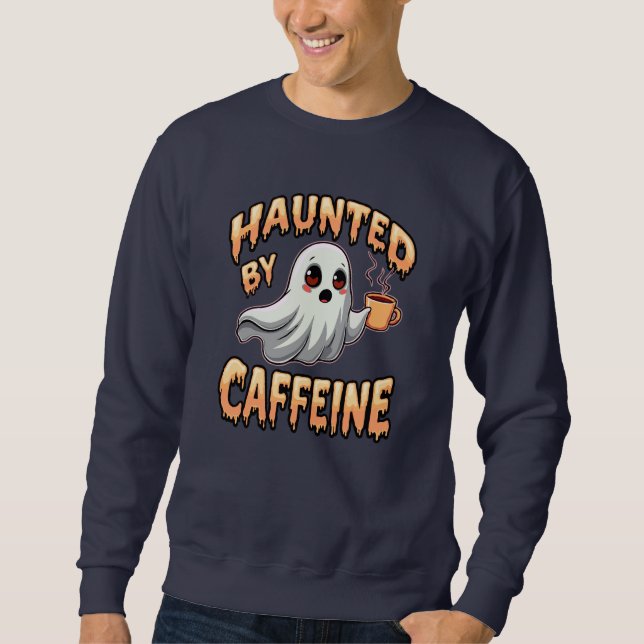 Sudadera Ahogado por Caffeine (tema de Fantasma de Hallowee (Anverso)