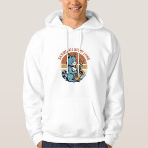 Sudadera Ahorrando toda la noche - Para saxofonistas