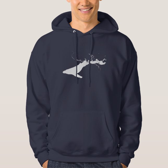 Sudadera Ahorre las ballenas (Anverso)