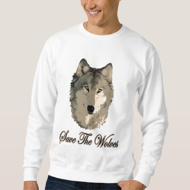 Sudadera Ahorre los lobos (Anverso)