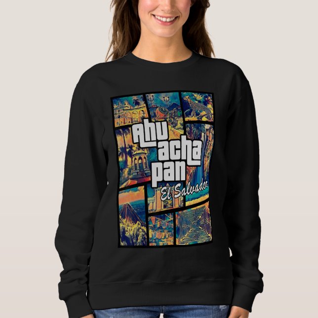 Sudadera Ahuachapan El Salvador Orgullo Ahuachapanecos (Anverso)