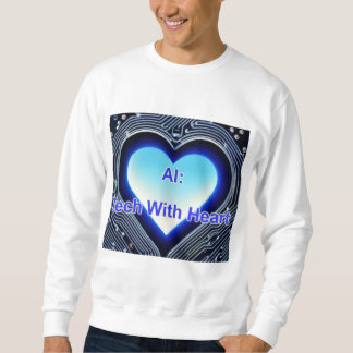 Sudadera AI: Tech con Corazón Hombres Blanco