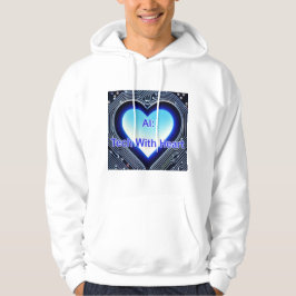 Sudadera AI: Tech with Heart Men's White