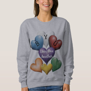 Sudadera AI tu nombre escolar se quiere entre sí