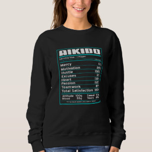 Sudadera Aikido Cool Datos Nutricionales Presente