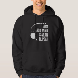 Sudadera Aim Backhand Swear Repeat Ping Pong Player Table T