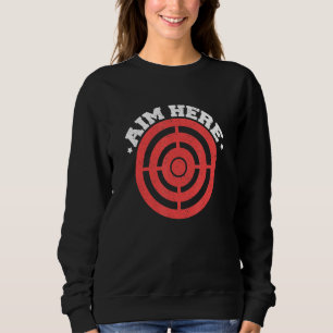 Sudadera Aim Here Darts Jugadores Bullseye Target Shoting C