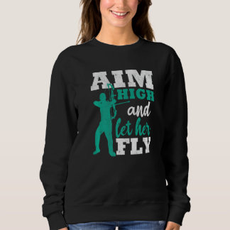 Sudadera Aim High And Let Her Fly Archer Men Bow Hunting Ar