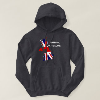 Sudadera Aim High, Vote Lowe Statement British Map Hoodie