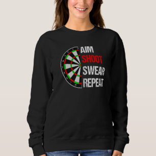 Sudadera AIM SHOT SWEAR REPEAT Dardos con tablero