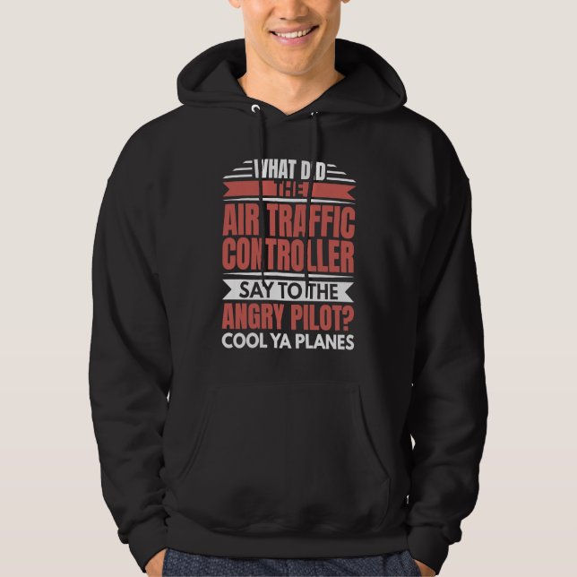 Sudadera Air Traffic Controller Angry Pilot Aviation Airpla (Anverso)