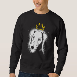 Sudadera Airedale Terrier con Corona