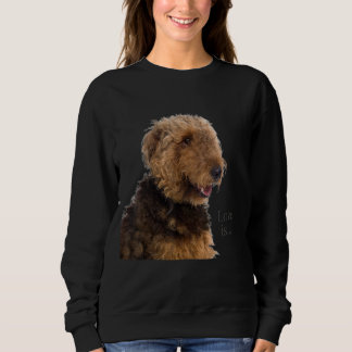 Sudadera Airedale Terrier Dog Mom Dad Love Es Mascota De Ca