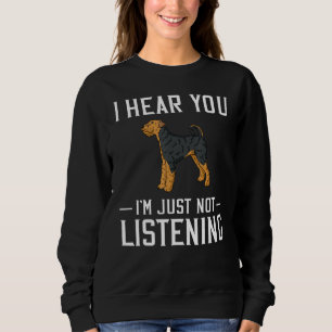 Sudadera Airedale Terrier Perro Perro Perro Perdedor Perten