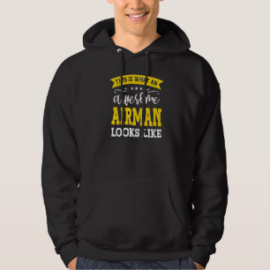 Sudadera Airman Job Title Employee Funny Worker Profession