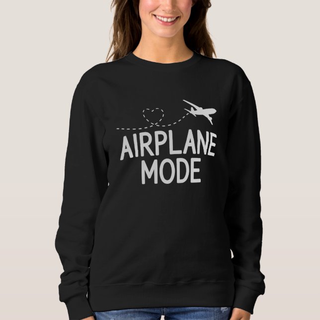 Sudadera Airplane Mode Pilot Airplane Plane Aviation  38 (Anverso)
