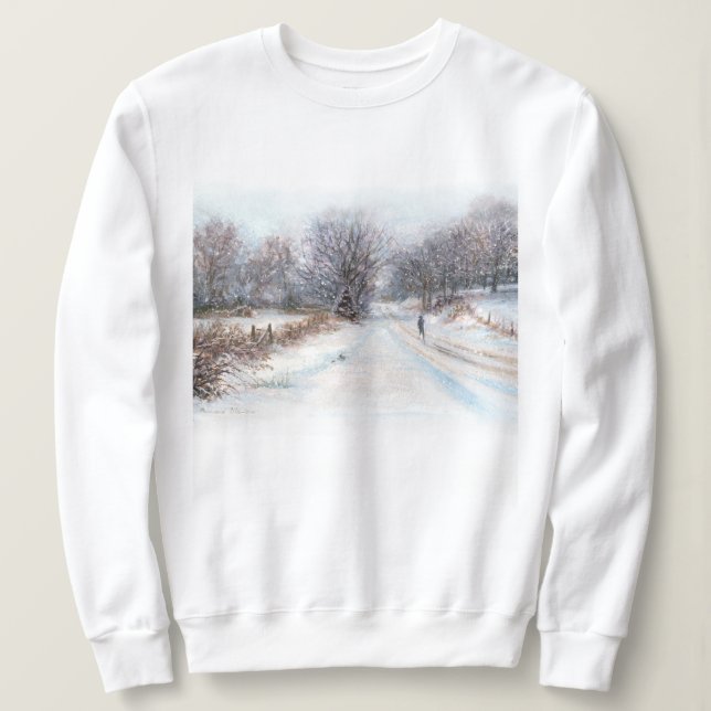 Sudadera "Aislamiento de invierno" Sweatshirt (Anverso del diseño)