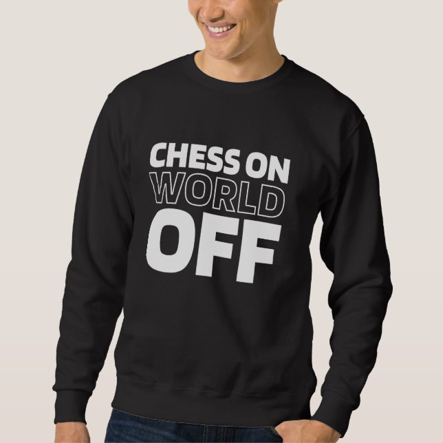 Sudadera Ajedrez Chessman - Ajedrez Maestro De Cartón En El (Anverso)
