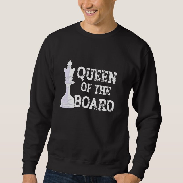 Sudadera Ajedrez De Ajedrez Reina De La Junta (Anverso)