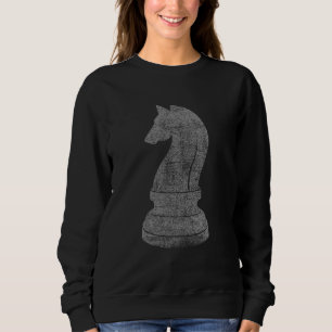 Sudadera Ajedrez de piezas de ajedrez Knight fresco y con p