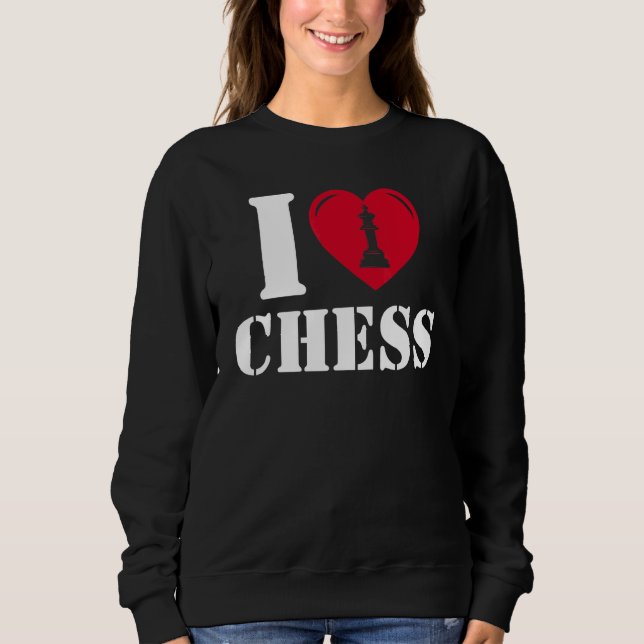 Sudadera Ajedrez diciendo 4 (Anverso)