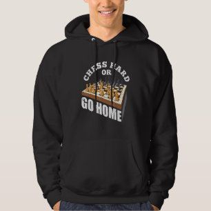 Sudadera Ajedrez Duro O Váyase A Casa Jaque mate King Queen