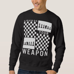 Sudadera Ajedrez Elegir la estrategia del jugador de juego