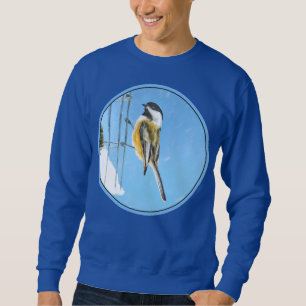 Sudadera Ajedrez en pintura de alimentador - Arte de pájaro