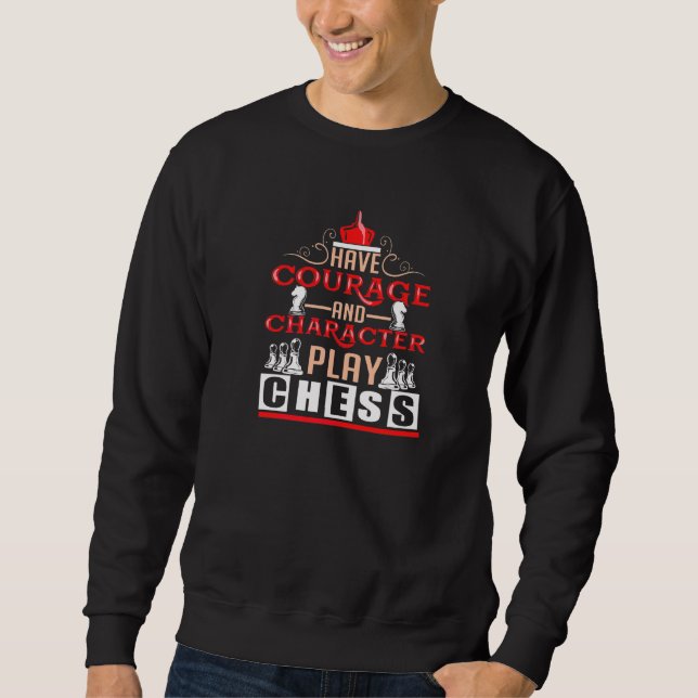 Sudadera Ajedrez para jugadores de ajedrez (Anverso)
