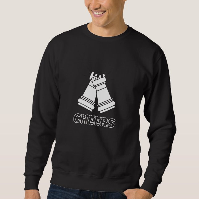 Sudadera Ajedrez Que Dice Para Los Hombres (Anverso)