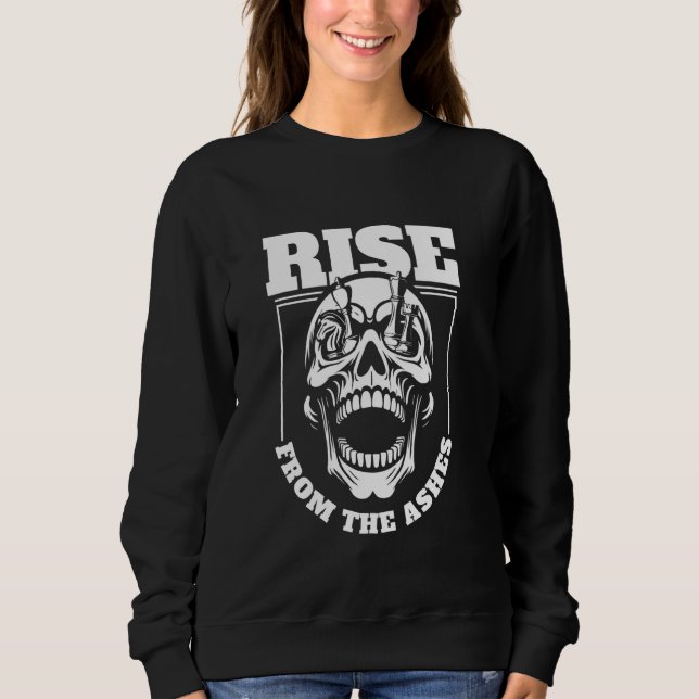 Sudadera Ajedrez Skull Chessman - Ajedrez maestro de ajedre (Anverso)