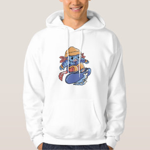 Sudadera Ajolote de esquí adorable – Dibujo animado de depo