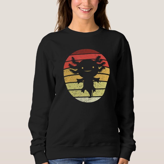 Sudadera Ajolote Estilo Retro Vintage (Anverso)